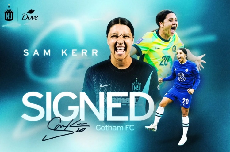 32岁科尔重返NWSL:自由身签哥谭至2030年,切尔西116球队史射手王