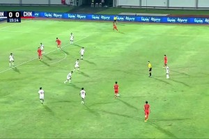 U17国足7-0横扫印尼 邝兆镭造三球赵松源帅惟浩双响