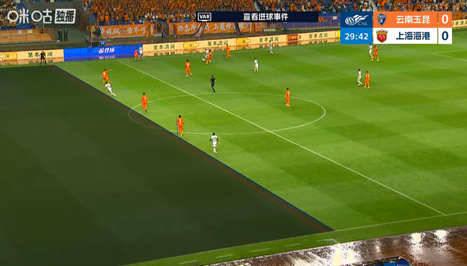 半场:海港2-0玉昆 魏震岳鑫建功 两球被吹 半场:海港2-0玉昆 魏震岳鑫建功 两球被吹