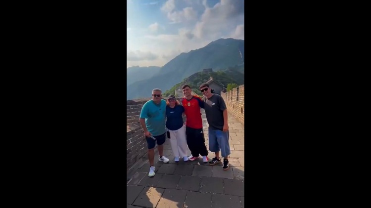 佩德里苏州行:校园足球水平超预期,长城印象最深