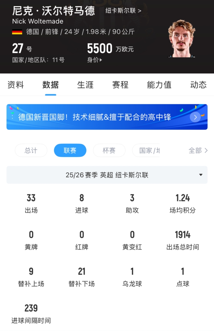 官方：尤文签下沃尔特马德，租借费达350万镑且没有买断选项